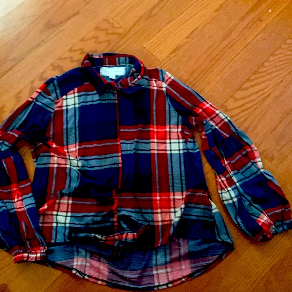 Checker long sleeve shirt